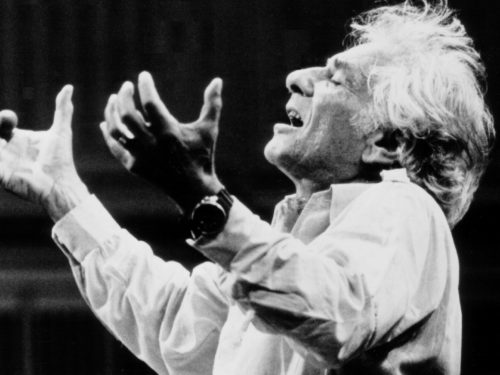 Leonard Bernstein conducting. (Credit: Paul de Hueck/Courtesy of The Leonard Bernstein Office, Inc.)