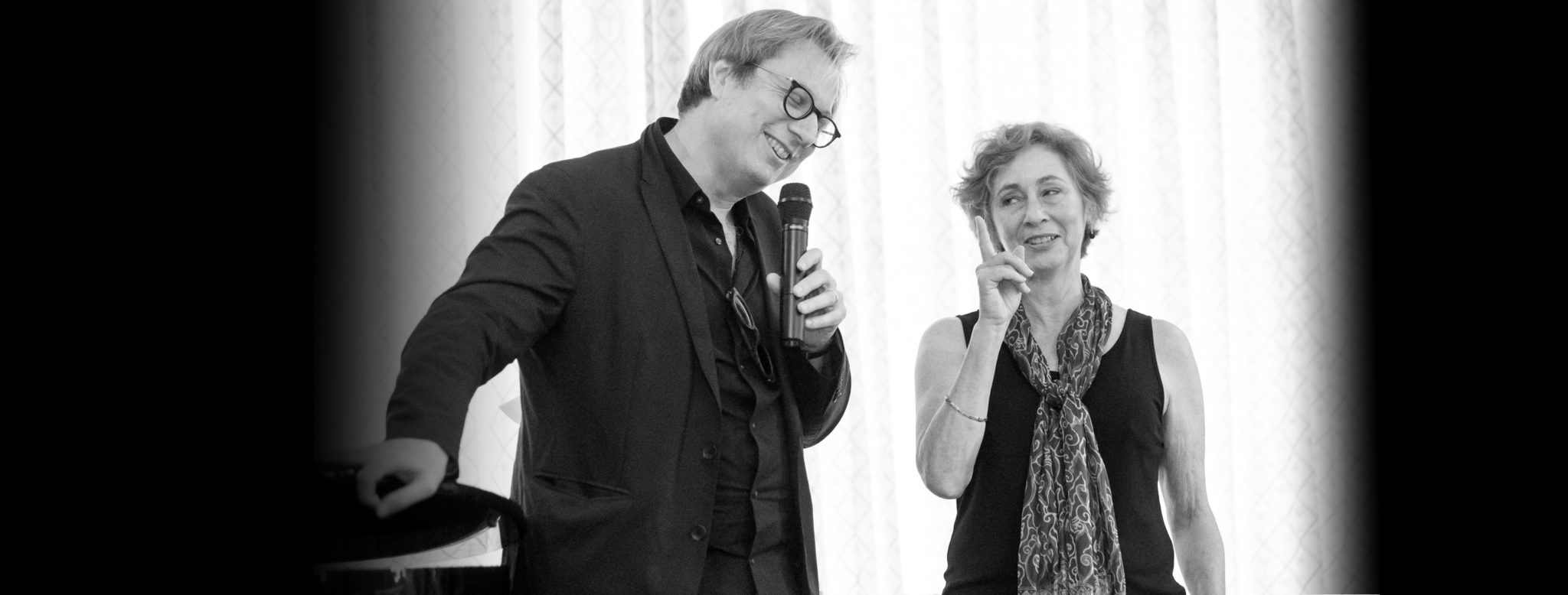 Maestro Stern and Nina Bernstein Simmons at the Palm Beach Opera (Credit: Coastal Click Photography).