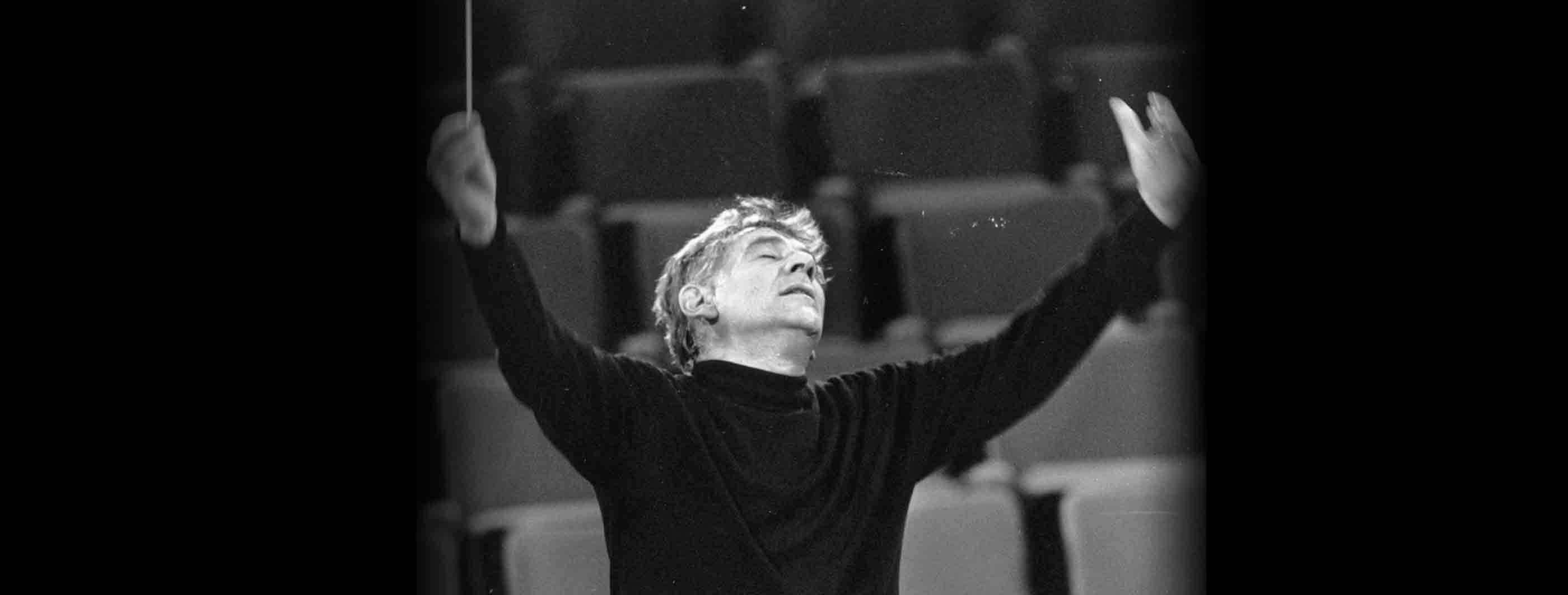 Leonard Bernstein conducting, December 8, 1966. (Credit: Erich Auerbach/Getty Images)