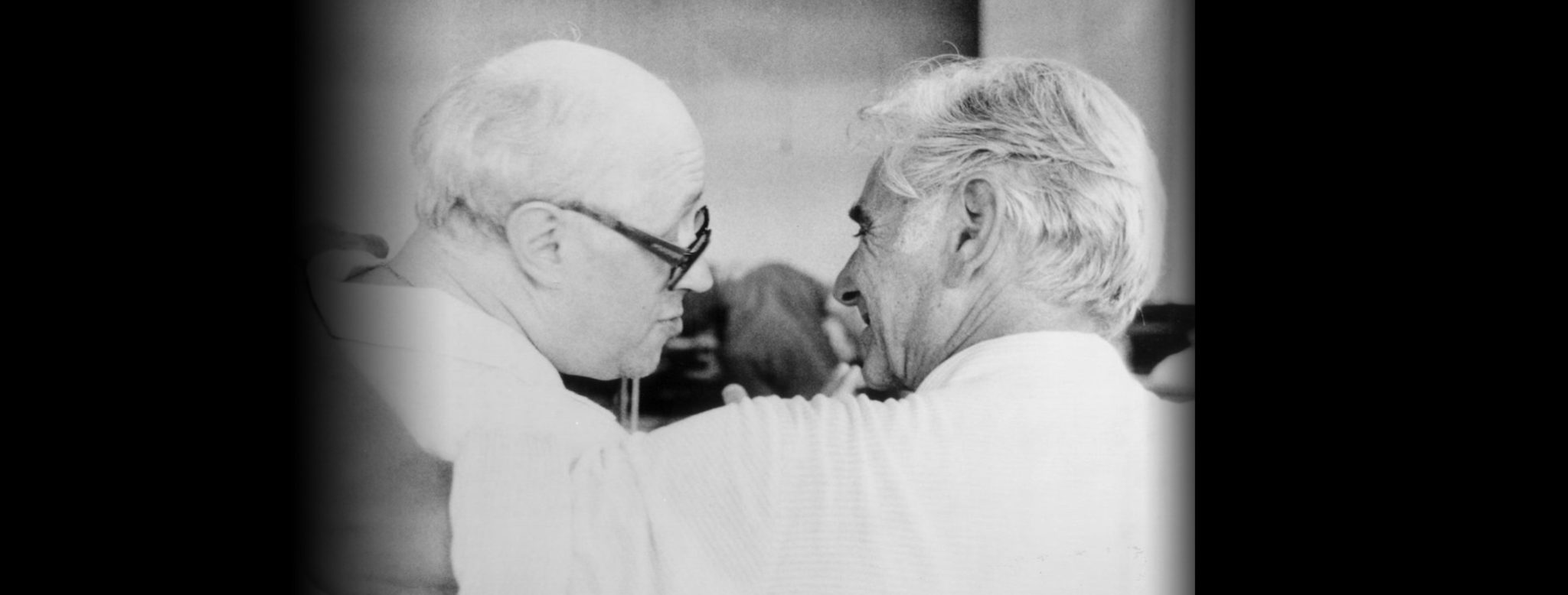 Mstislav "Slava" Rostropovich and Leonard Bernstein. Credit: Richard Braaten, 1978 / The Kennedy Center.